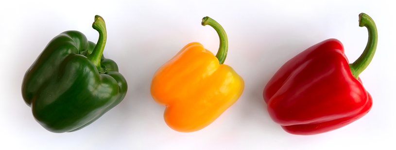 Pimentão verde, amarelo e vermelho: as diferenças e vantagens de cada ...